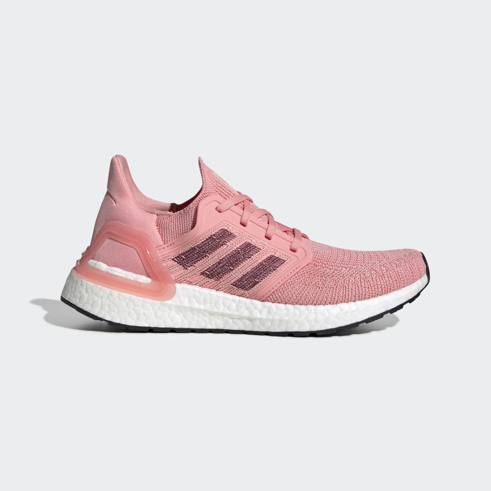 Adidasi Alergare Adidas Ultraboost 20 Dama Romania - Roz/Visinii/Corai EG0716